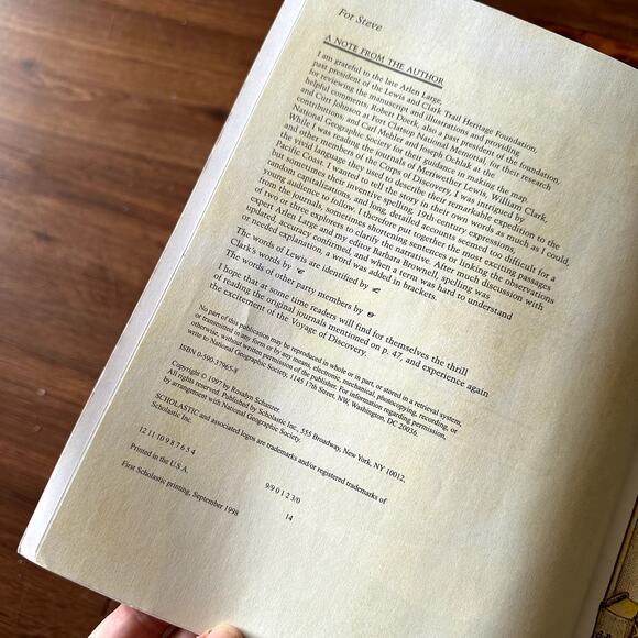 Vintage 1998 How We Crossed The West The Adventures Of Lewis & Clark Book - Picture 4 of 12